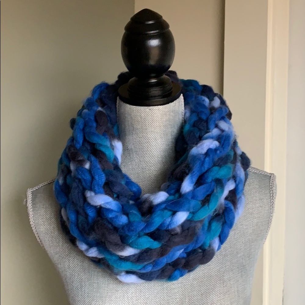 Caribbean Handmade Arm Knit Infinity Scarf